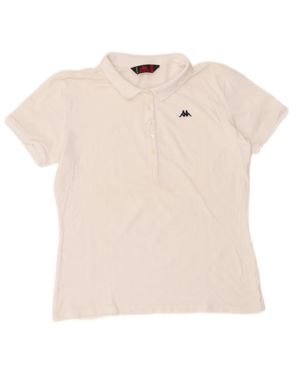 Kappa Polo Femme UK 18 XL Blanc