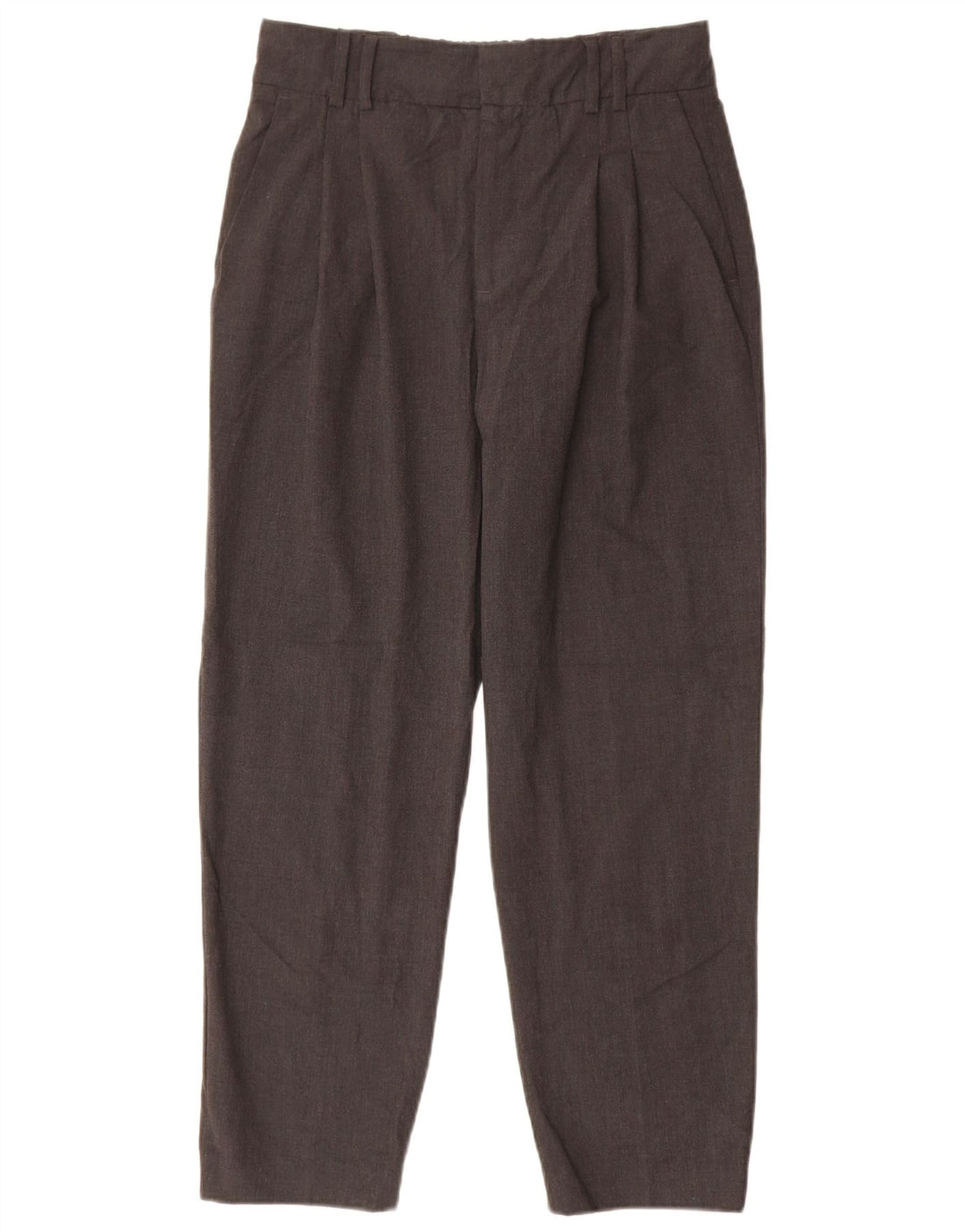 Pantalon Chino Pegged Femme Zara EU 36 Small W26 L25 Gris Polyester