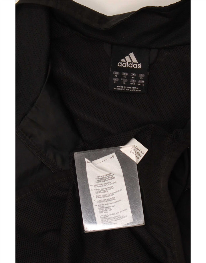 Adidas Veste de survêtement pour homme XL Noir Polyester