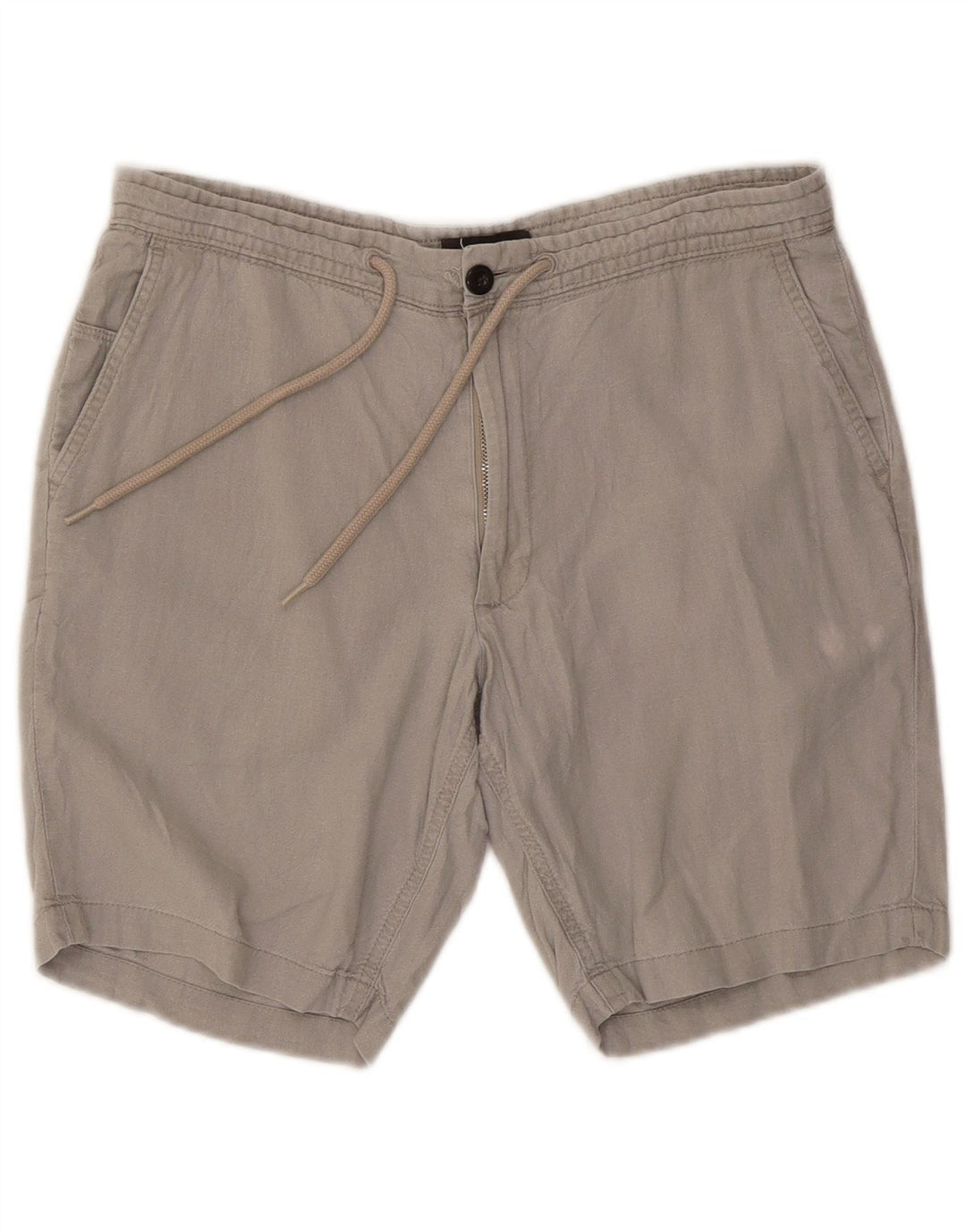 Marks & Spencer Short Chino Homme Large W34 Lin Gris