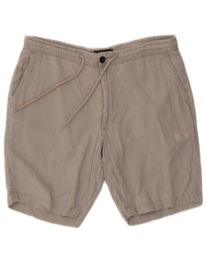 Marks & Spencer Short Chino Homme Large W34 Lin Gris
