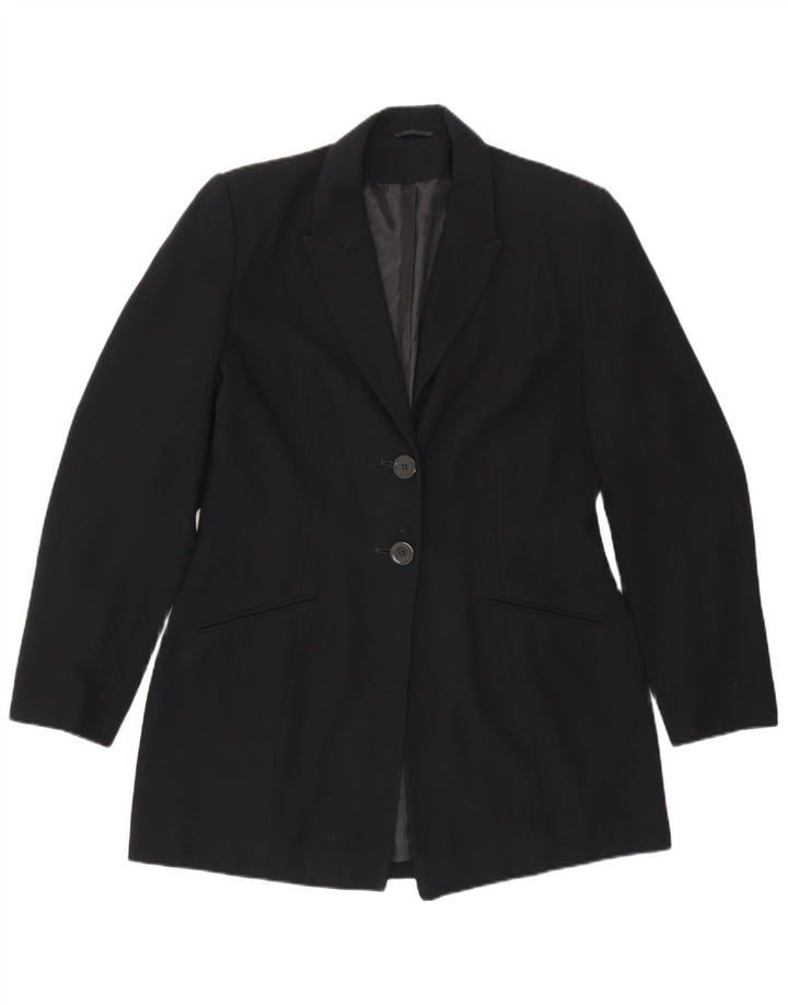 Principes Veste blazer à 2 boutons pour femme UK 12 Noir moyen Polyester