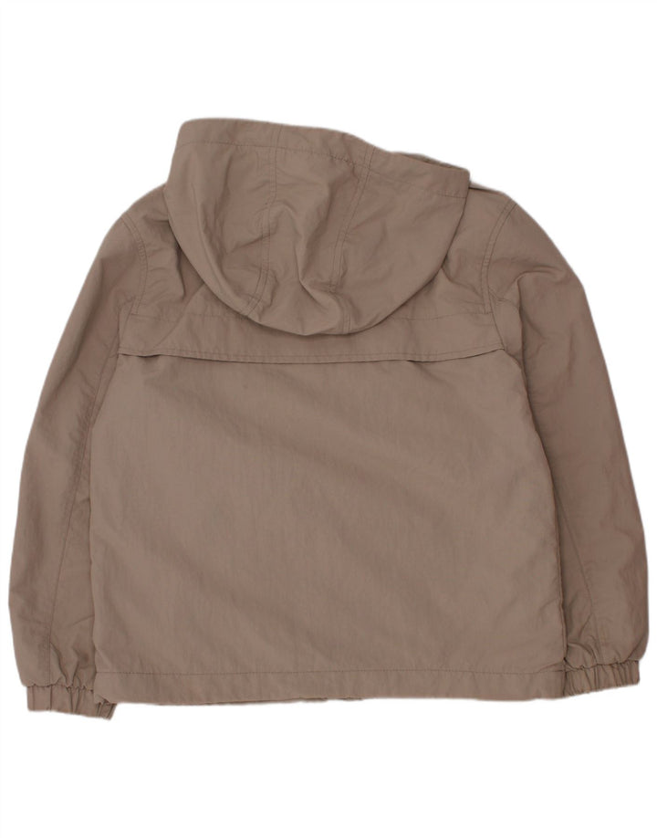 Tommy Hilfiger Veste de pluie à capuche graphique pour garçon 6-7 ans Gris Polyamide