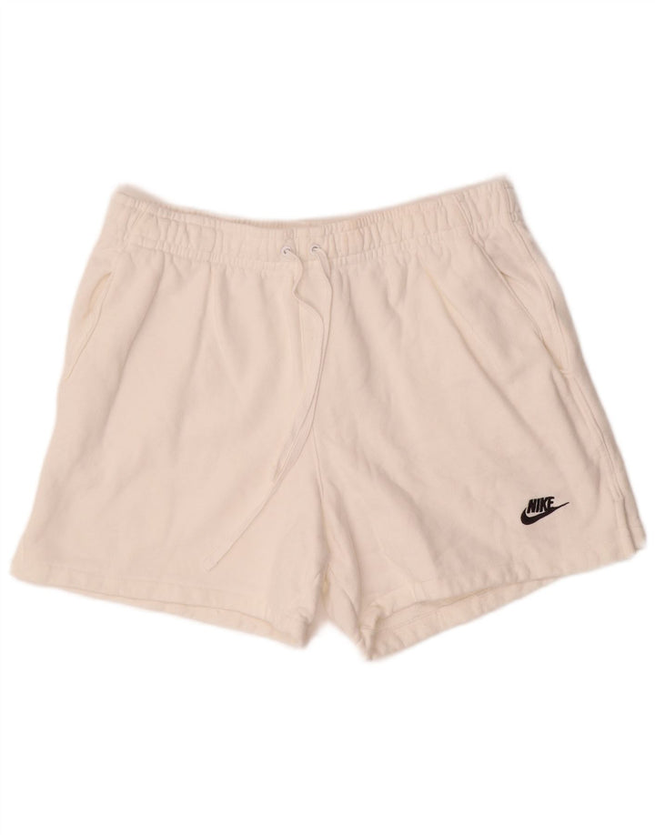 NIKE Short de sport pour homme XL en coton blanc