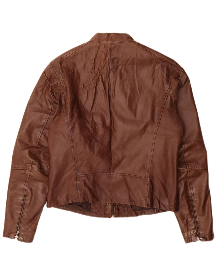 Conbipel Veste en Cuir Homme IT 46 Petit Cuir Marron