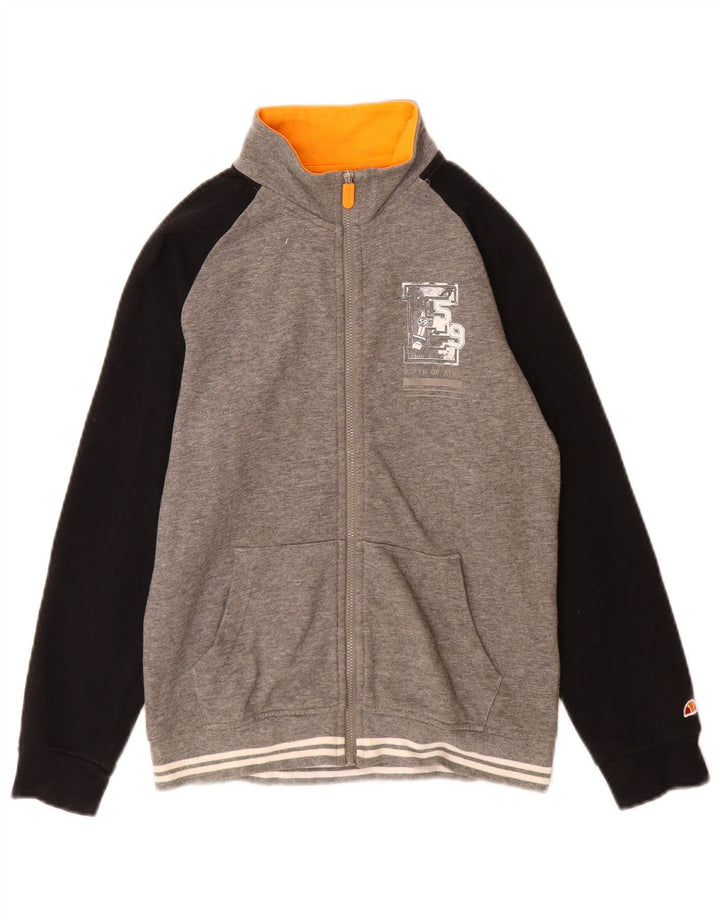 Veste de survêtement Ellesse Graphic pour garçon 9-10 ans Gris Colorblock