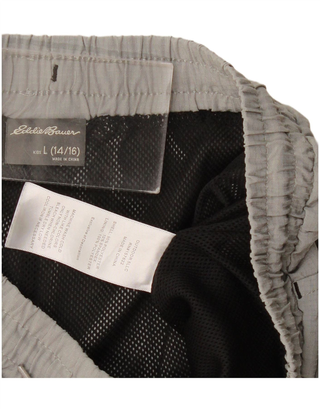 Eddie Bauer Short de sport garçon 14-15 ans grand gris polyester