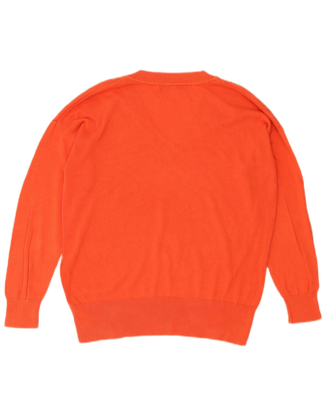 Marks & Spencer Pull col en V pour femme UK 14 Rouge moyen