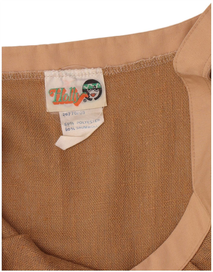 robe slip femme vintage EU 38 Polyester Beige Moyen