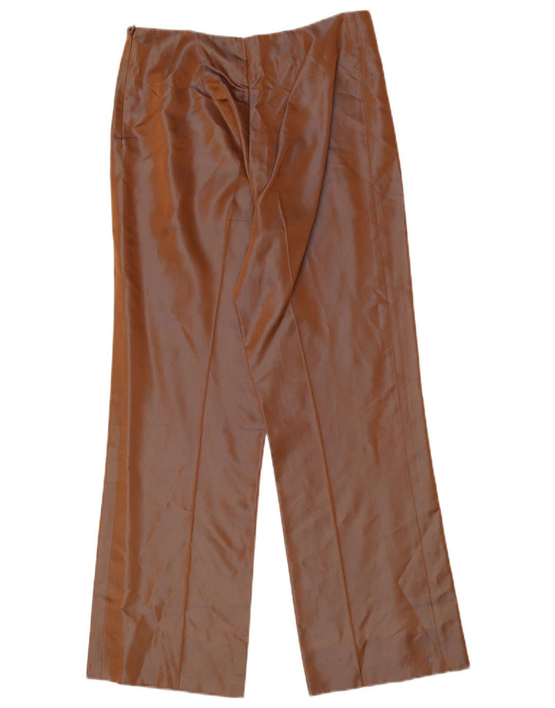 LA PERLA Pantalon décontracté droit Marvel pour femme IT 44 Medium W28 L28 Marron