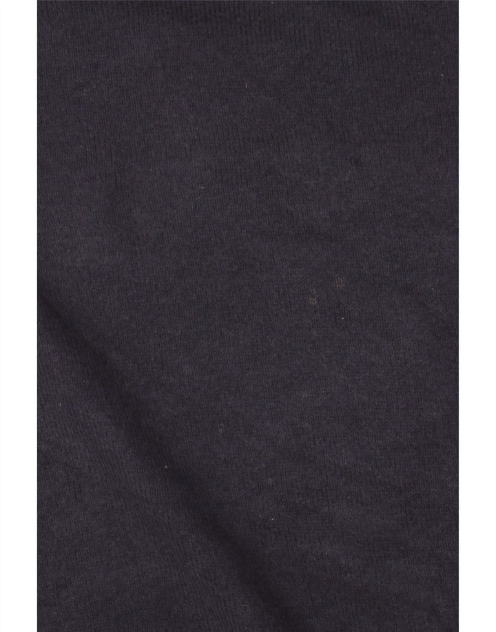 EDDIE BAUER Pull col zippé homme XL bleu marine coton