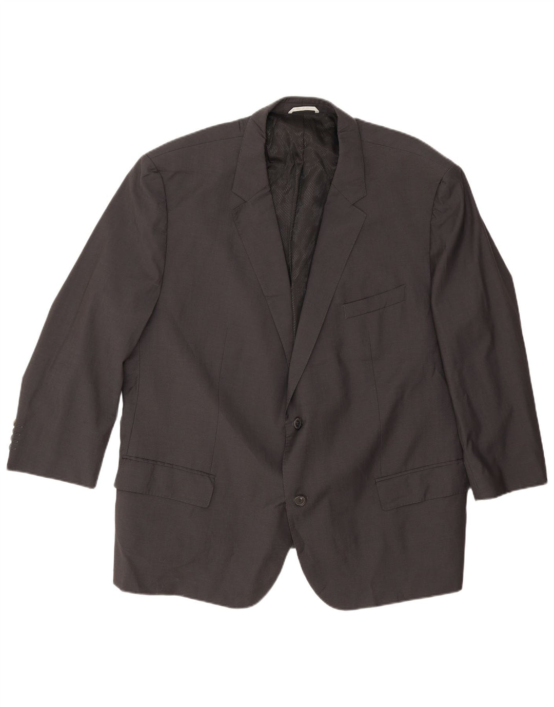 Hugo Boss Hommes Guabello 2 Bouton Blazer Veste Taille 56 Gris Laine Vierge