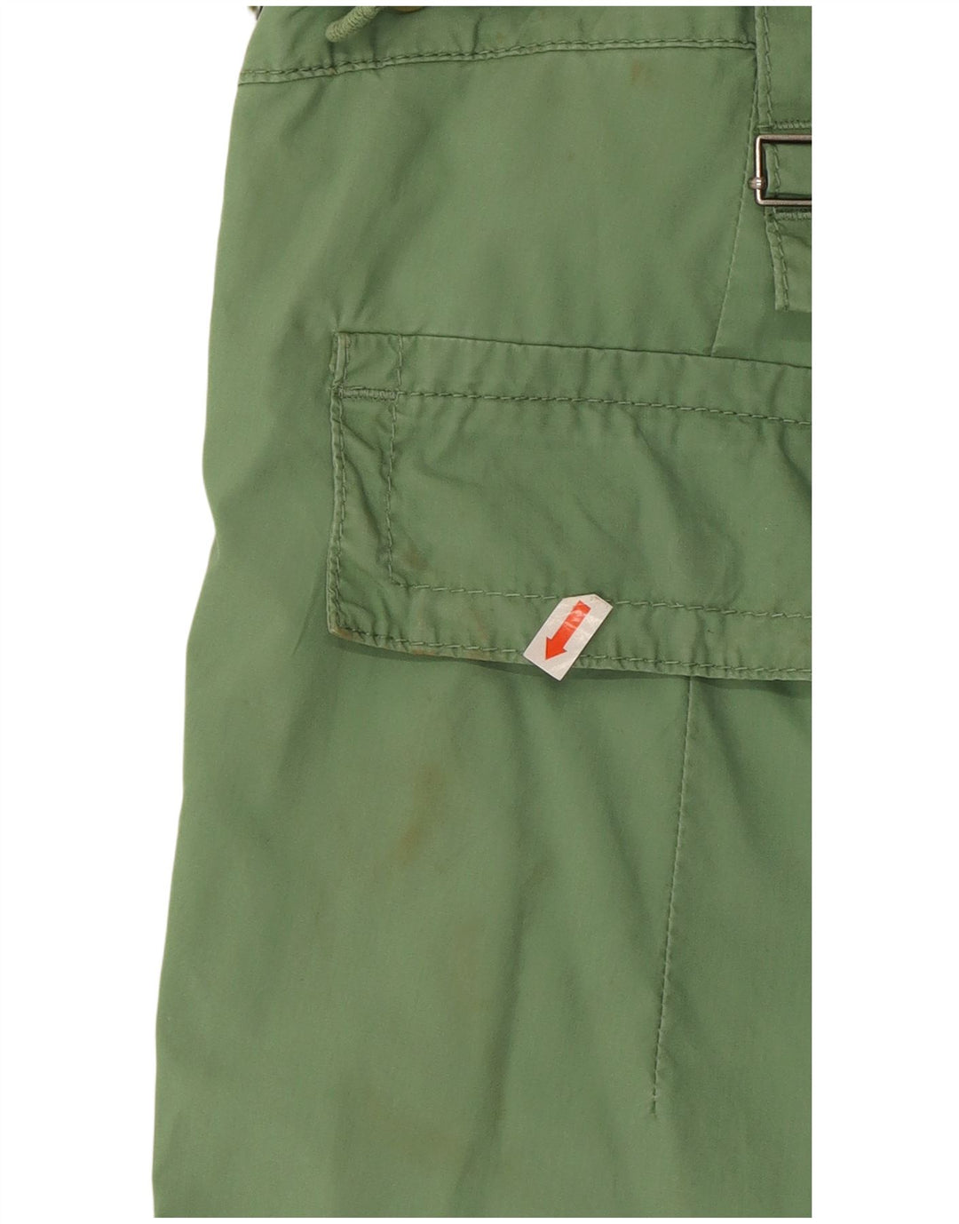 Calvin Klein Jeans Short Cargo Femme W32 Vert Moyen