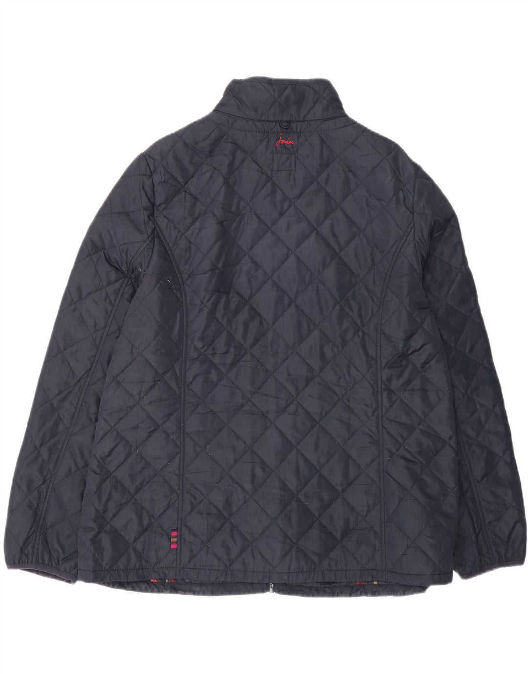 Joules Veste matelassée pour femme UK 18 XL Bleu marine Polyester