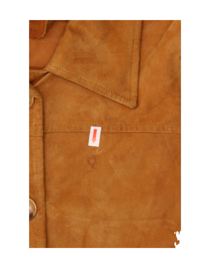 CONBIPEL Womens Suede Jacket IT 44 Medium Brown Leather Vintage Conbipel and Second-Hand Conbipel from Messina Hembry 