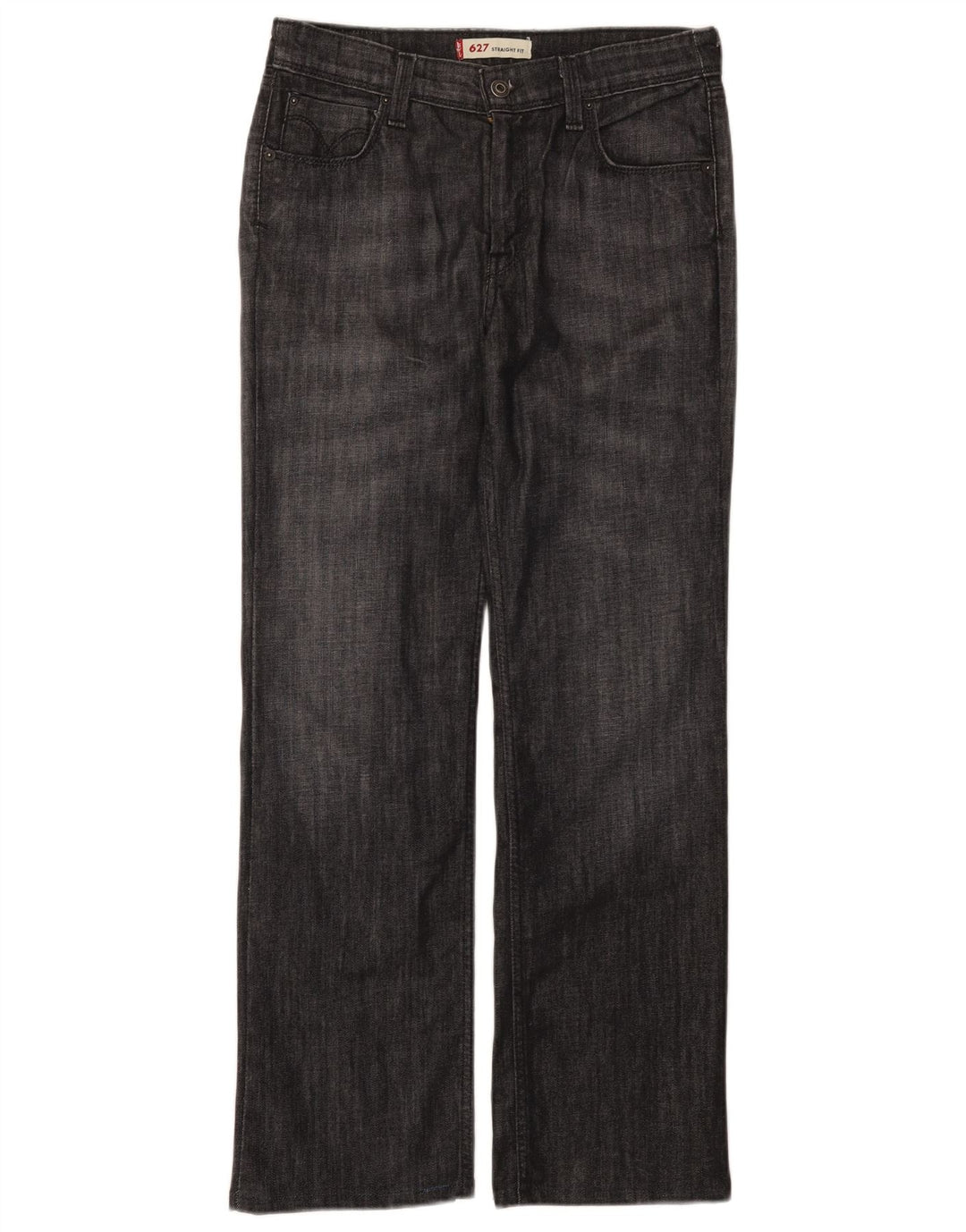 Levi's Jean Droit 627 Femme W30 L29 Gris Coton