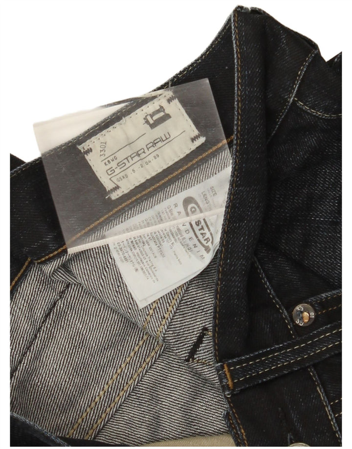 G-STAR Femme 3301 Jean Slim W32 L32 Bleu Marine Coton