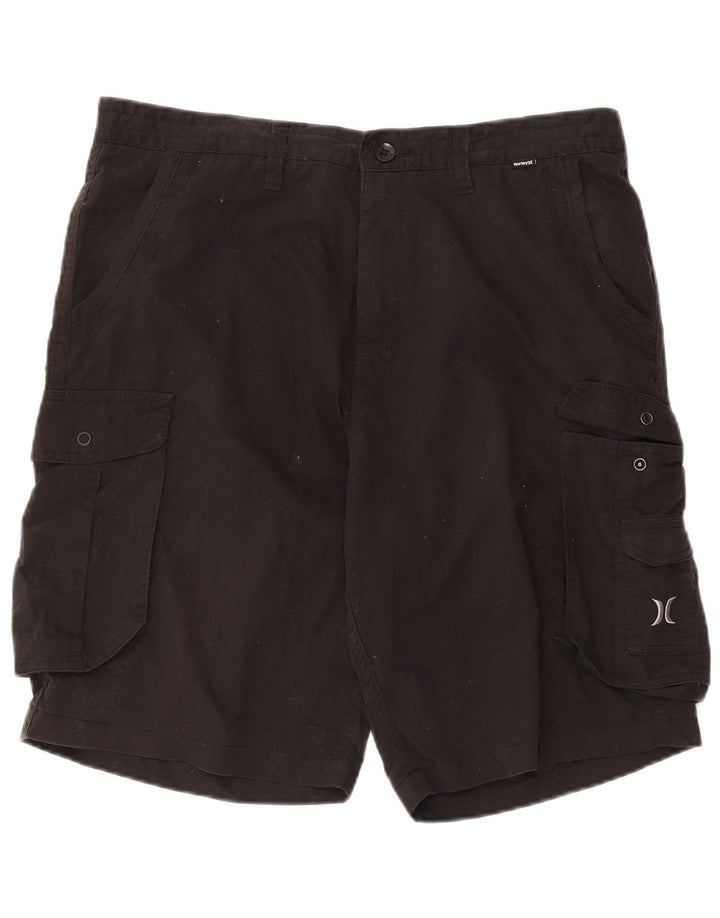 Hurley Short Cargo Homme W34 Large Noir Coton