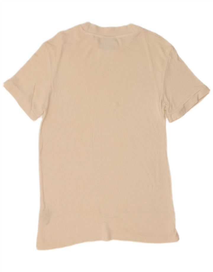 Zara Homme T-Shirt Top Medium Blanc Cassé