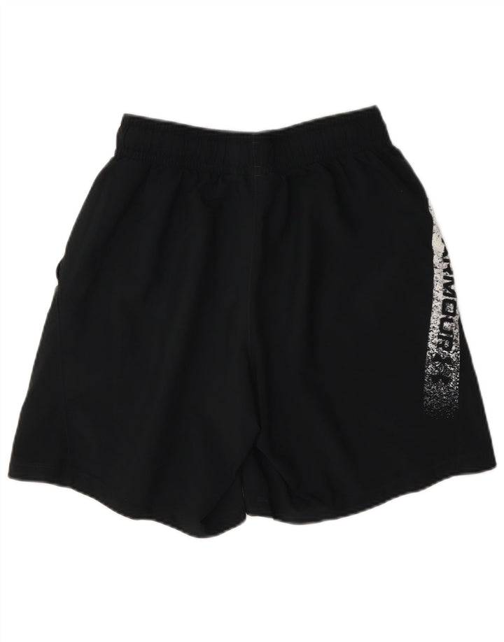 Under Armour Short de Sport Graphique Homme Petit Noir Polyester Colorblock