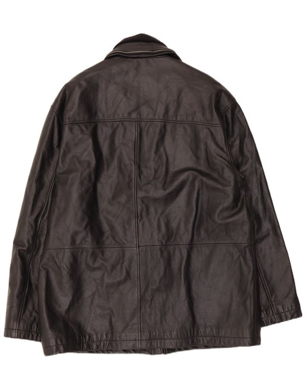 Kartel Veste en cuir pour homme UK 42 XL Noir