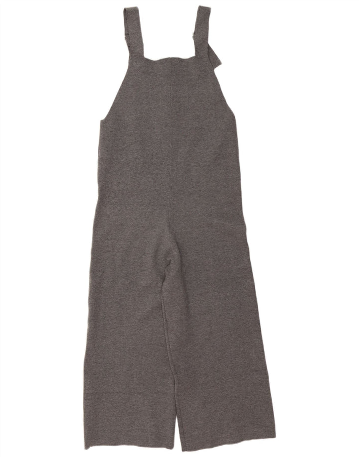 Zara Combinaison en tricot pour femme UK 12 Gris moyen Viscose