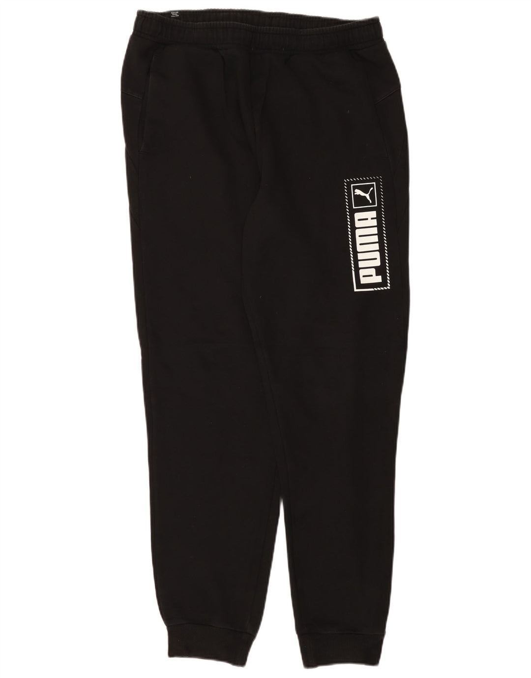 PUMA Pantalon de Survêtement Graphique Homme Joggers Large Noir