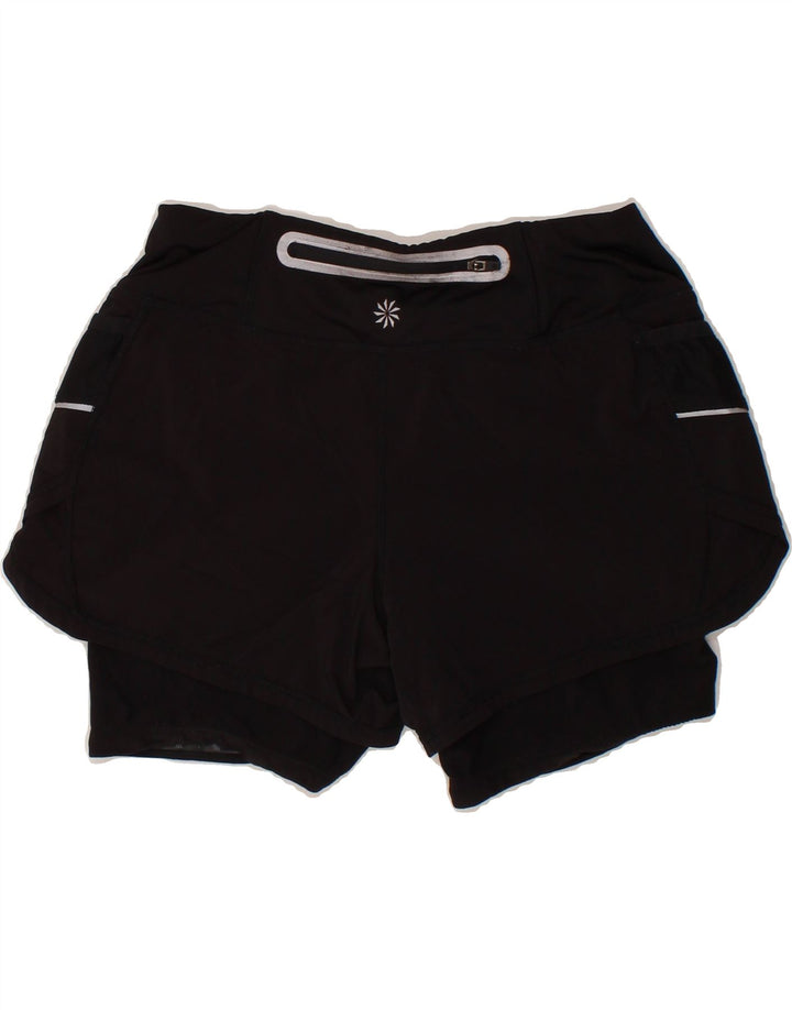 ATHLETA Womens Sport Shorts UK 6 XS  Black Vintage Athleta and Second-Hand Athleta from Messina Hembry 