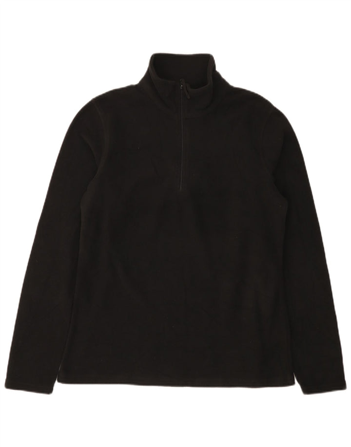 Mountain Warehouse Pull polaire à col zippé pour femme UK 14 Medium Noir