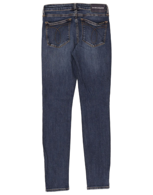 Calvin Klein Womens Skinny Jeans W26 L30 Blue