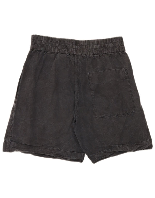Cos Short décontracté à jambe large pour femme Petit W27 Gris Coton