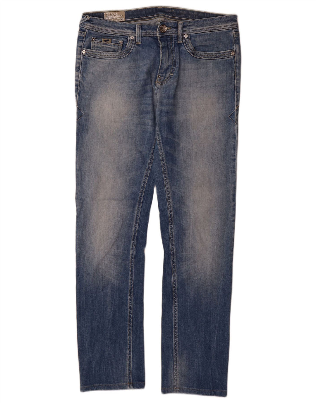 Gas Jean Slim Homme W32 L32 Bleu Coton