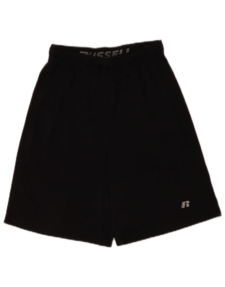 RUSSELL ATHLETIC Short de sport Dri-Power pour homme, petit, noir, polyester