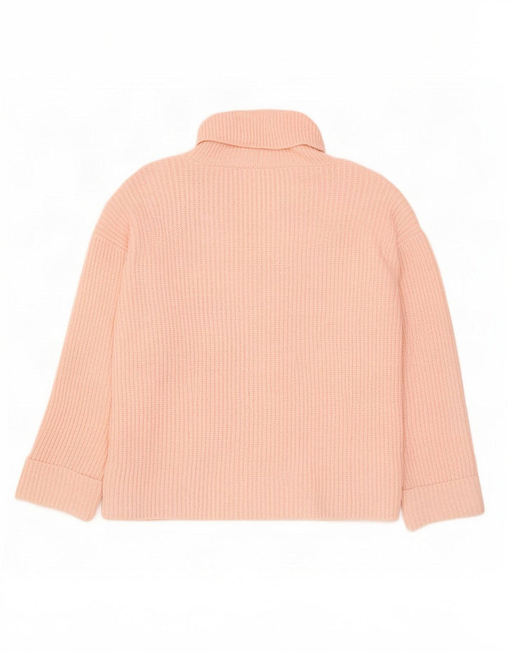 Marks & Spencer Pull surdimensionné à col roulé pour femme UK 16 Large Rose