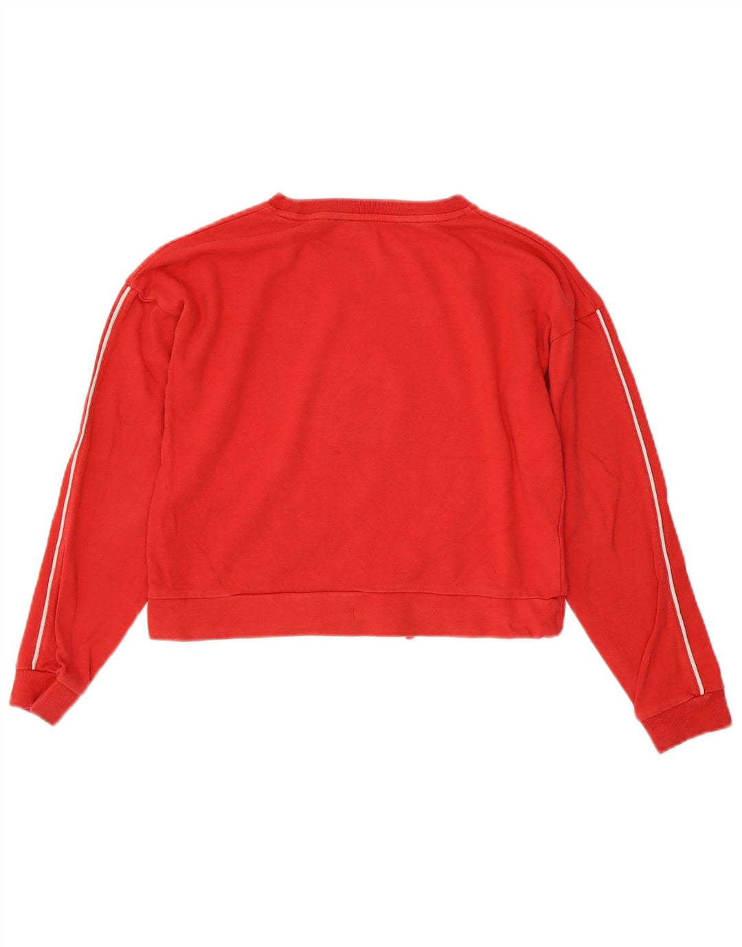 Jack Wills Sweat-shirt court surdimensionné pour femme UK 8 Petit Rouge