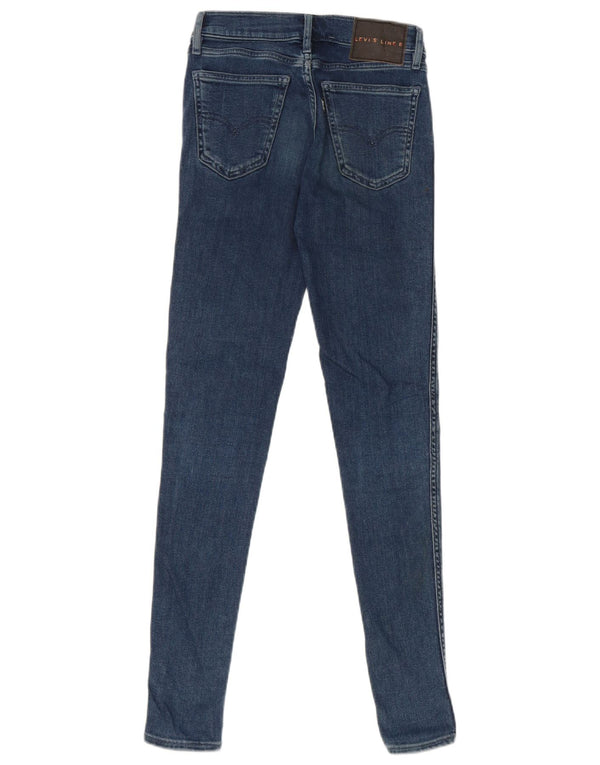Levi's Jean Skinny Line 8 Femme W23 L30 Bleu Coton