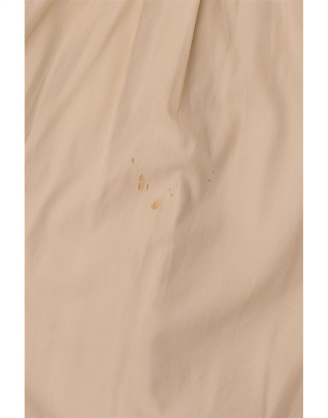 BURBERRY Chemise militaire sans manches pour femme UK 14 Grand coton blanc cassé