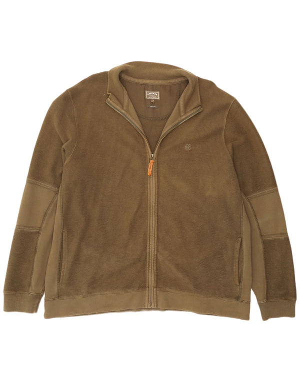 Fat Face Veste de survêtement pour homme UK 44 2XL Kaki Coton