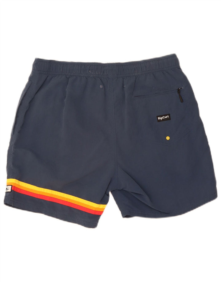 Rip Curl Short de Bain Homme Medium Bleu Marine Rayé Polyamide