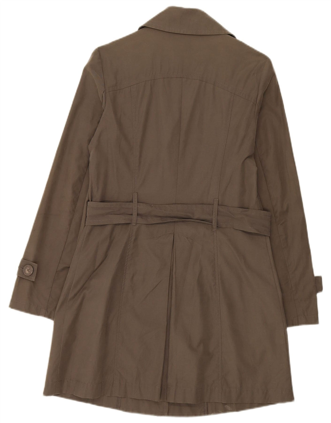Sisley Trench IT 42 Coton Kaki Moyen Femme