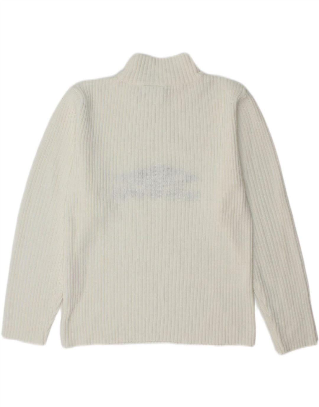 UMBRO Pull graphique à col roulé pour femme UK 16 Acrylique blanc moyen