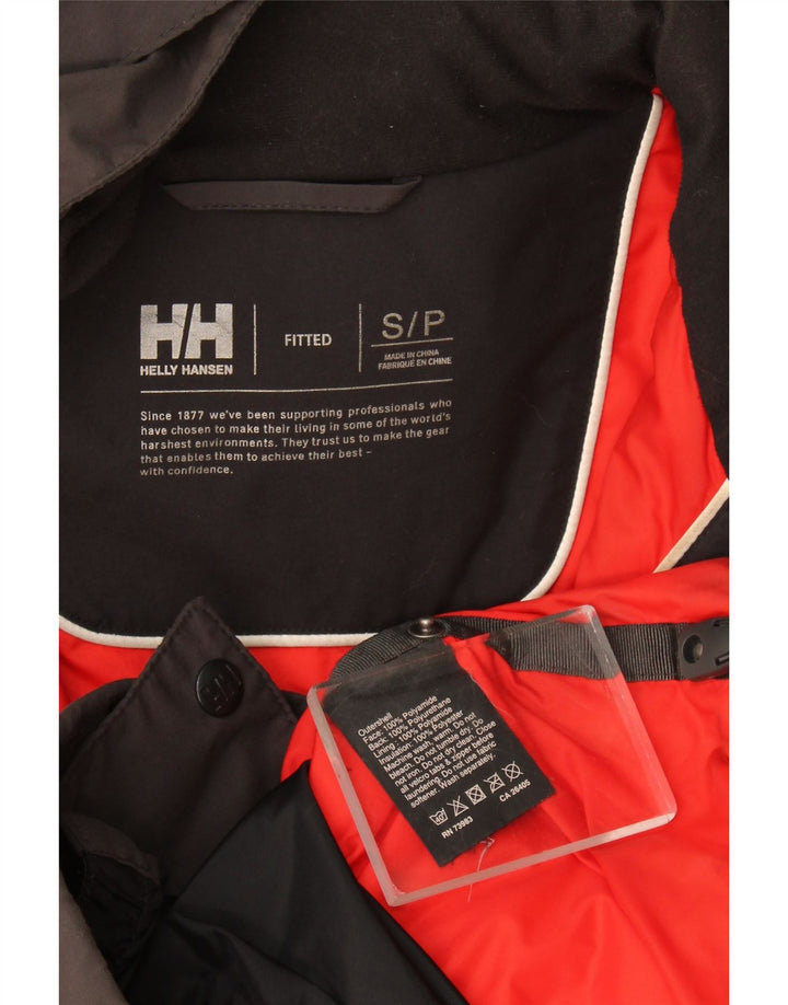 Helly Hansen Veste coupe-vent à capuche pour homme UK 36 Small Gris Colorblock