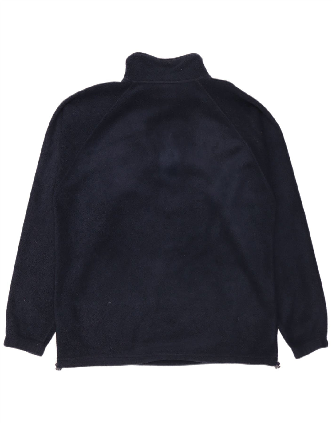 Kappa Pull polaire à col zippé pour homme, grand, bleu marine, polyester