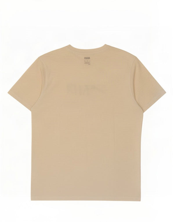 Puma T-Shirt Graphique Homme Blanc Cassé Moyen Coton