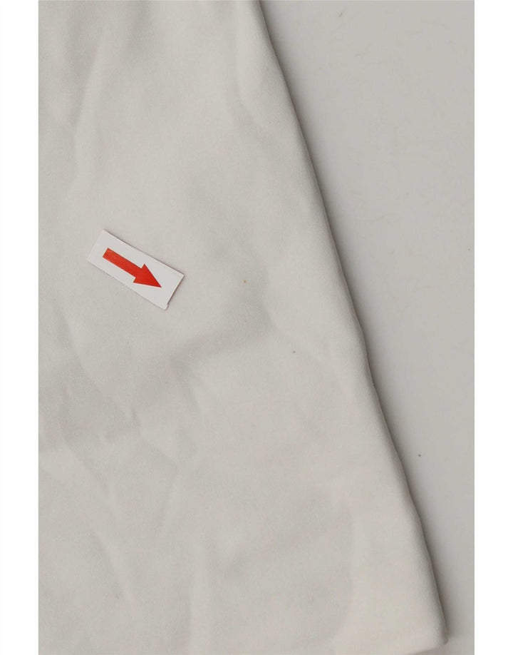 Short Chino Femme Zara XS W24 Blanc Polyester