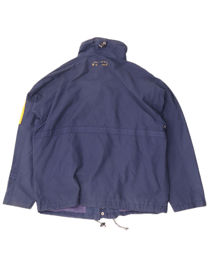 Invicta Veste coupe-vent surdimensionnée pour femme UK 16 Large Bleu Colorblock