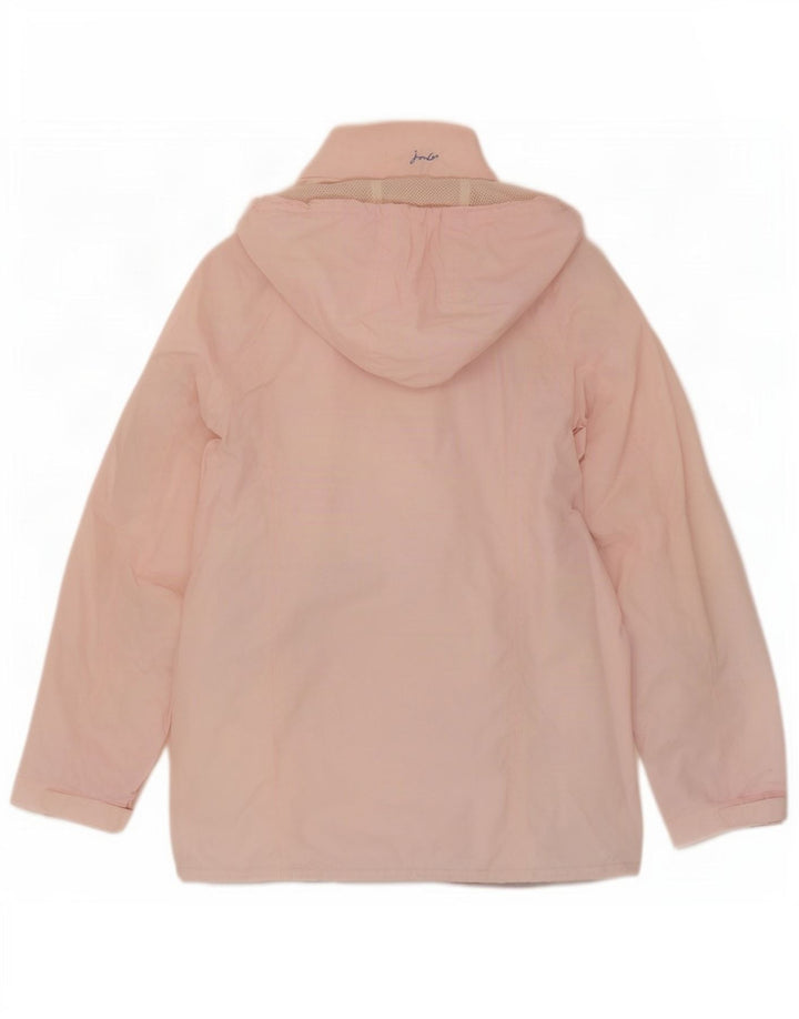 Joules Veste de pluie surdimensionnée à capuche pour femme UK 8 Small Rose