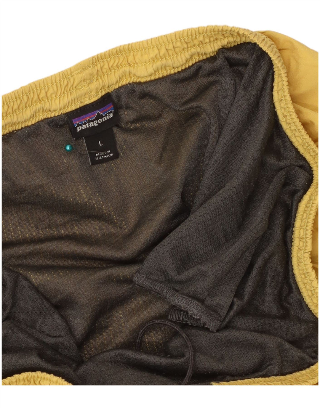 Patagonia Short de Sport Homme Large Jaune