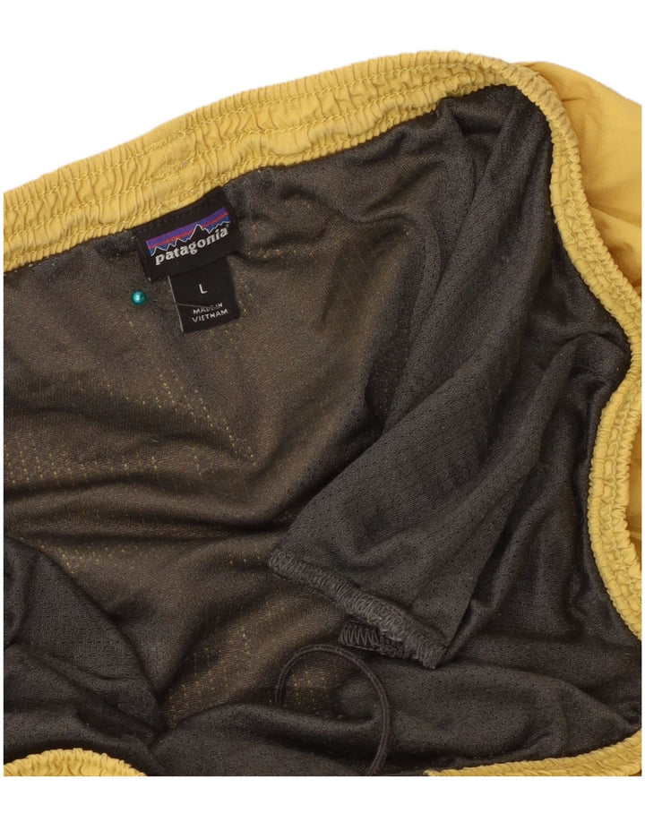 Patagonia Short de Sport Homme Large Jaune