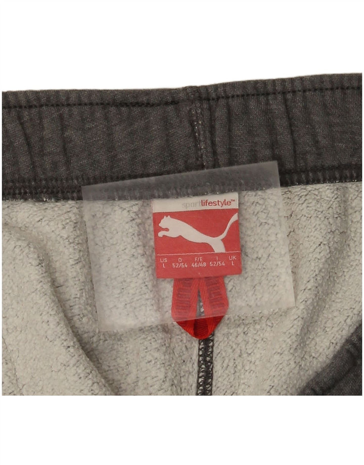 Puma Pantalon de Survêtement Graphique Homme Gris Taille L